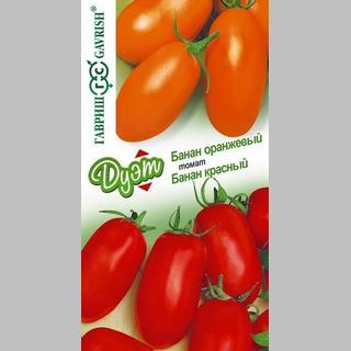 Дуэт Томат Банан красный +Банан оранжевый