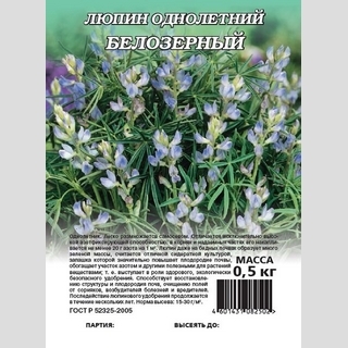 Люпин Белозерный 110 0,5 кг (большой пакет)