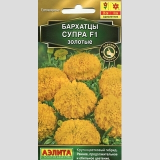 Бархатцы Супра F1 Золотые