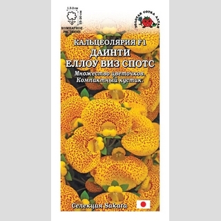 Кальцеолярия Даинти Еллоу Виз Спотс F1