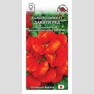 Кальцеолярия Даинти Ред F1