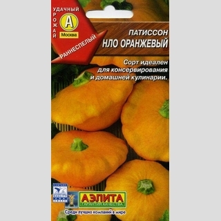 Патиссон НЛО оранжевый