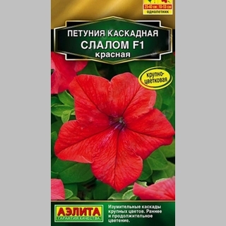 Петуния Слалом F1 Красная Каскадная
