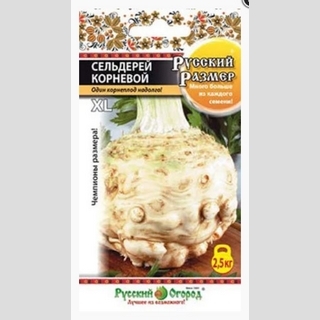 Сельдерей корневой Русский размер
