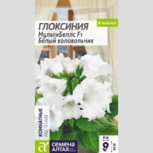 Глоксиния МультиБеллс Белый колокольчик F1