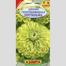 Цинния Ностальжи георгиновидная