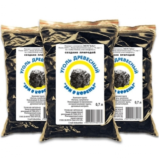 Уголь древесный(отсев) 0,7л