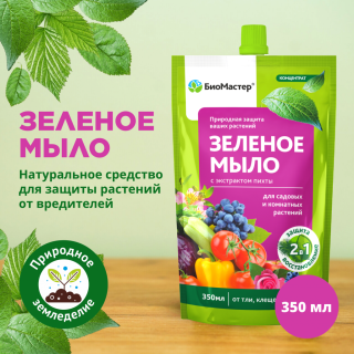 Зеленое мыло с пихтовым экстрактом БиоМастер 350 мл